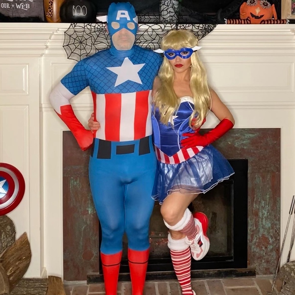 Matching Halloween Family: Captain America